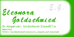 eleonora goldschmied business card